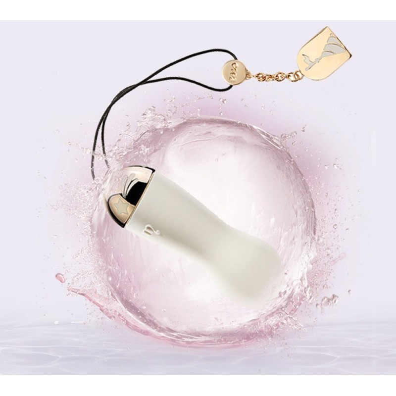 Zalo Baby Star APP Bullet Vibrator - Vanilla White