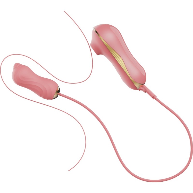 Zalo Unicorn APP Massager Set - Strawberry Pink