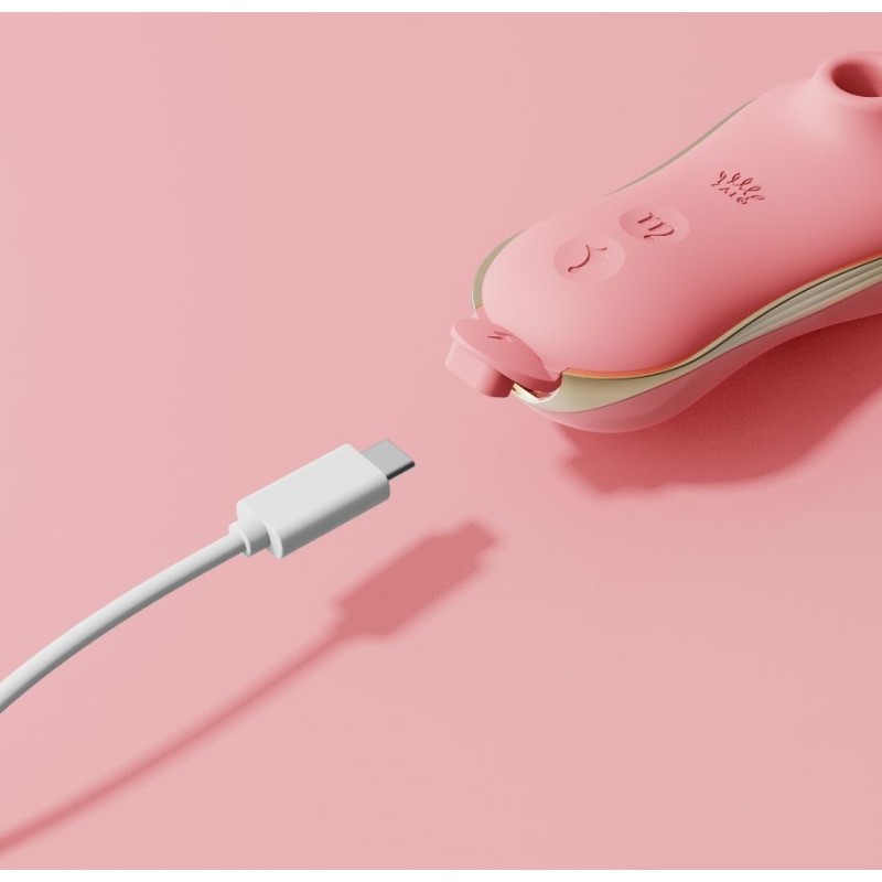 Zalo Unicorn APP Massager Set - Strawberry Pink