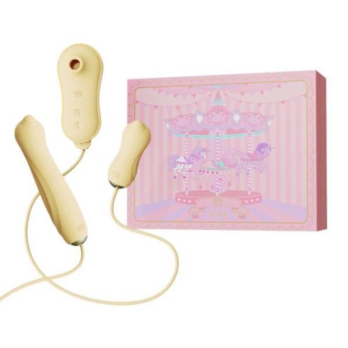 Zalo Unicorn APP Massager Set - Strawberry Pink