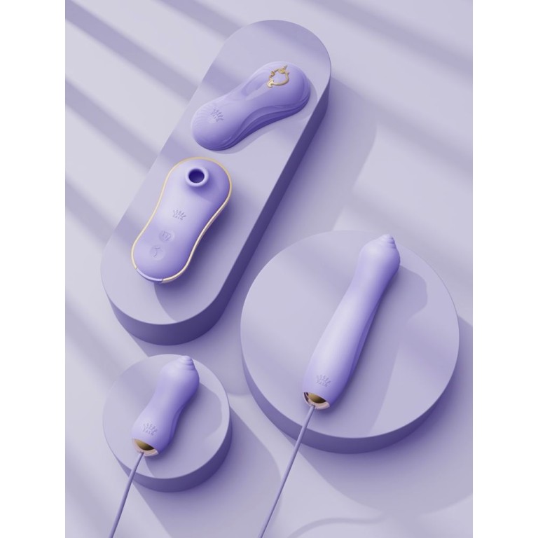 Zalo Unicorn APP Massager Set - Strawberry Pink