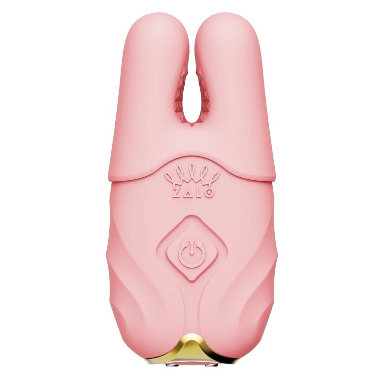 Zalo Nave APP Vibro Nipple Clamps - Velvet Purple