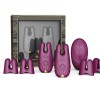 Zalo Nave APP Vibro Nipple Clamps - Velvet Purple