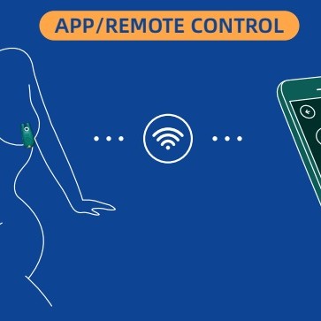 Zalo Nave APP Vibro Nipple Clamps - Velvet Purple