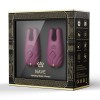 Zalo Nave APP Vibro Nipple Clamps - Velvet Purple