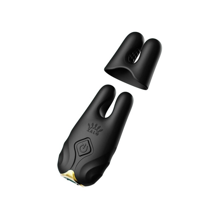 Zalo Nave APP Vibro Nipple Clamps - Velvet Purple