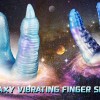 FAAK Tentacle Vibro Finger Sleeve - Galaxy