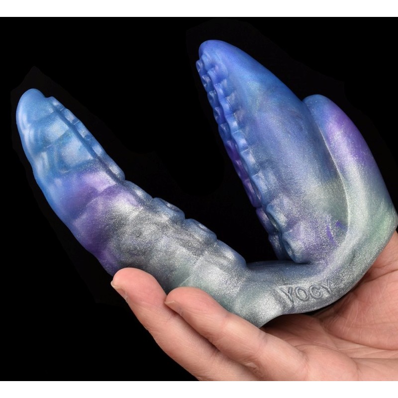 FAAK Tentacle Vibro Finger Sleeve - Galaxy