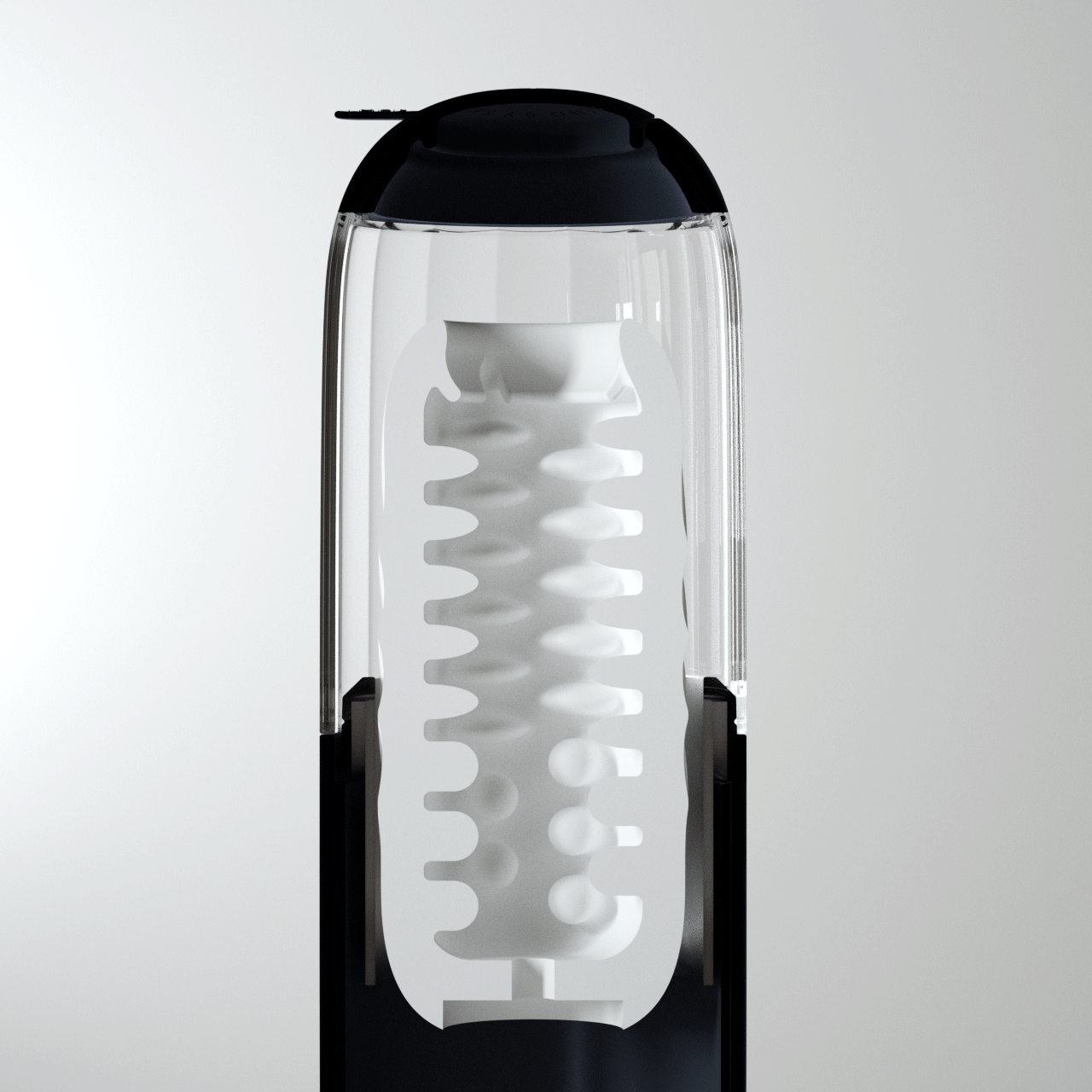 SVAKOM Alex Neo 2 Interactive Thrusting Masturbator - Dark Blue