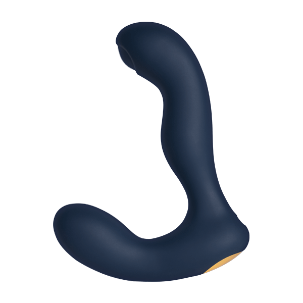 SVAKOM Iker Neo Interactive Prostate Perineum Vibrator - Navy Blue