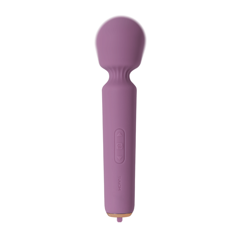 SVAKOM Mini Emma Neo Interactive Wand Vibrator - Romantic Rose