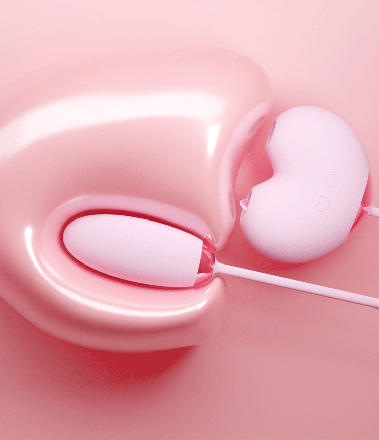 SVAKOM Magic Heart Plus Licking & Sucking Vibrator - Pink