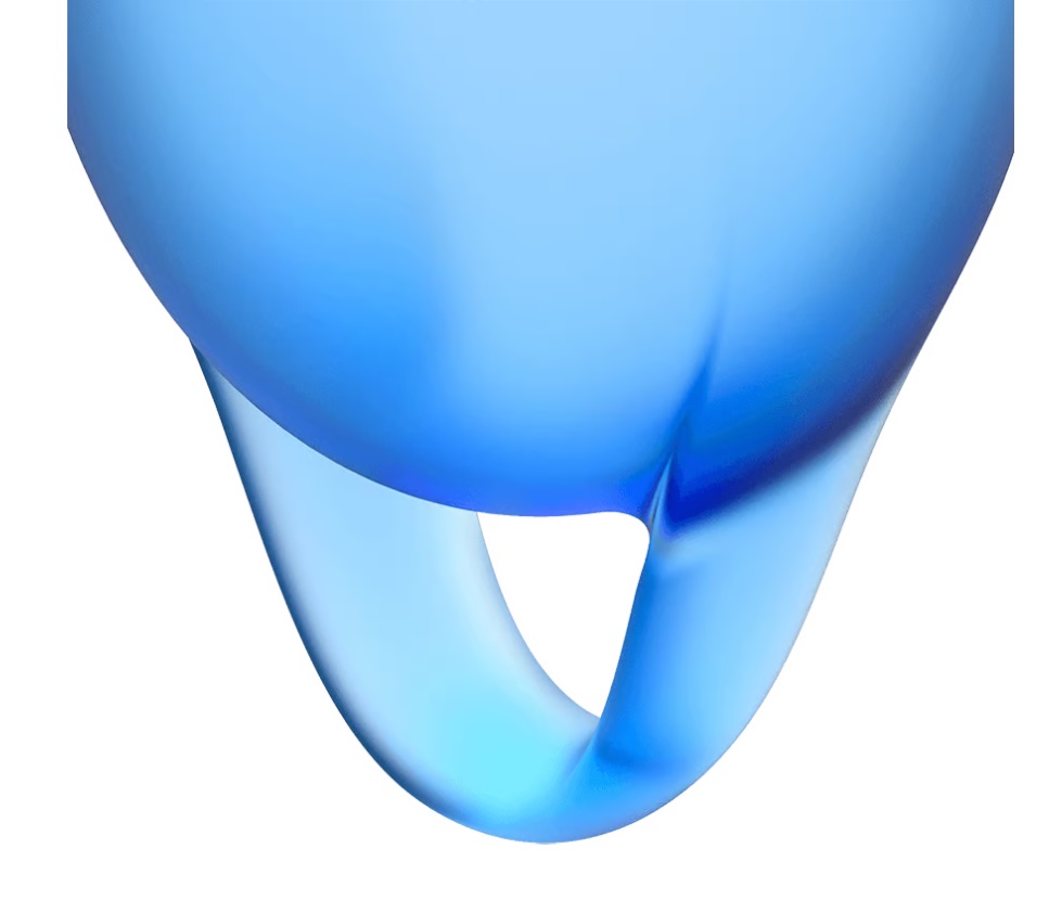 Satisfyer - Feel Confident Menstrual Cup - Dark Blue photo-6