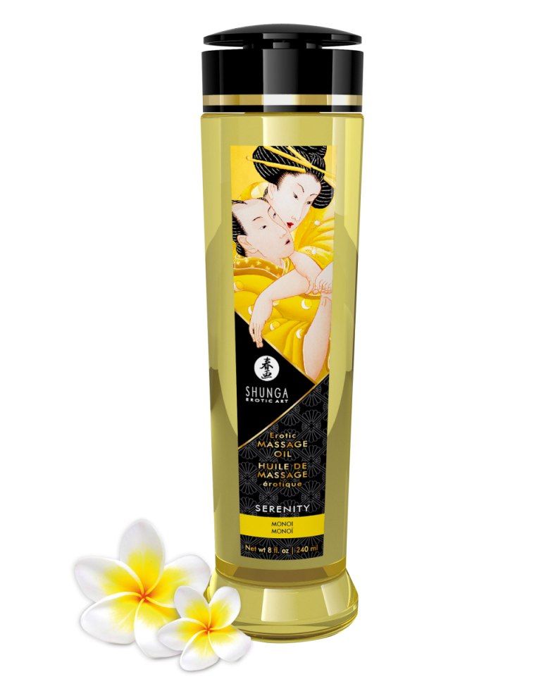 Shunga - Erotic Massage Oil Serenity Monoi - 240ml photo-2
