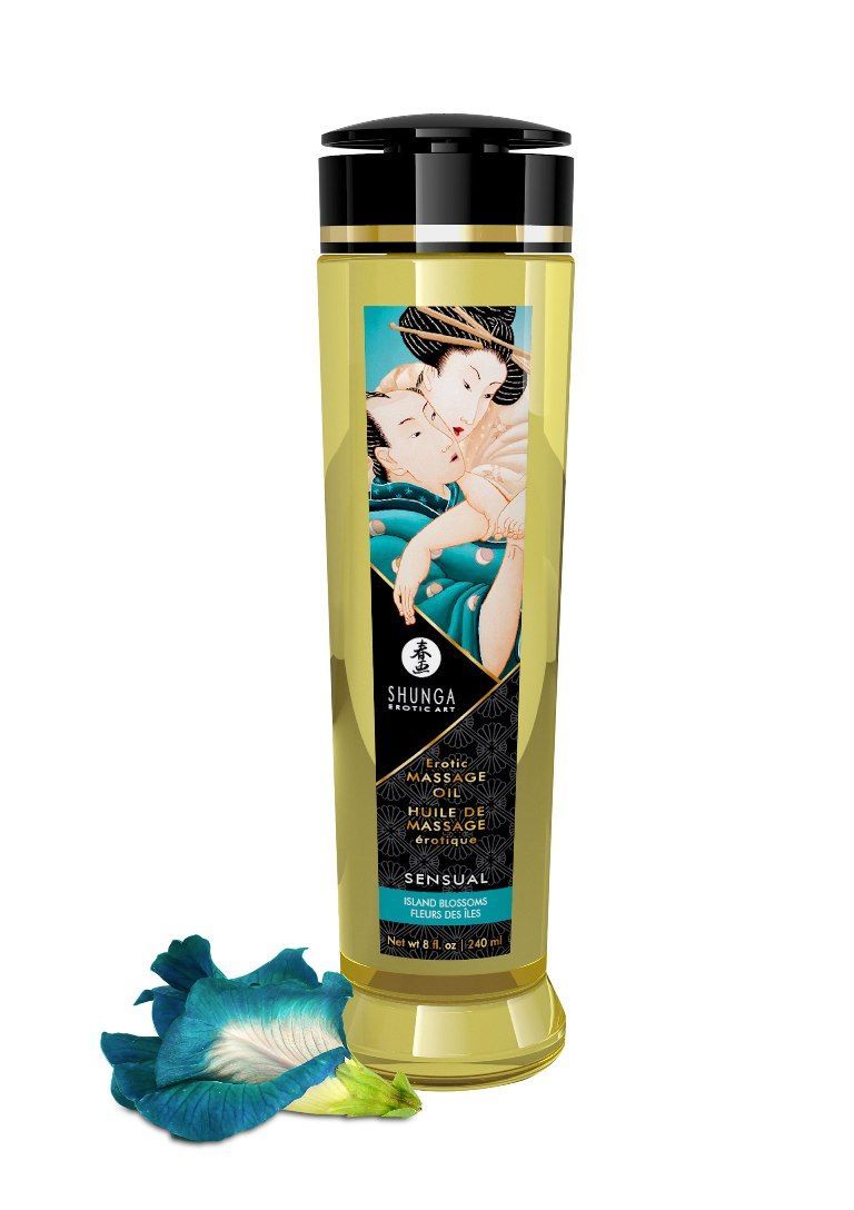 Shunga - Sensual Massage Oil Island Blossoms - 240ml photo-2