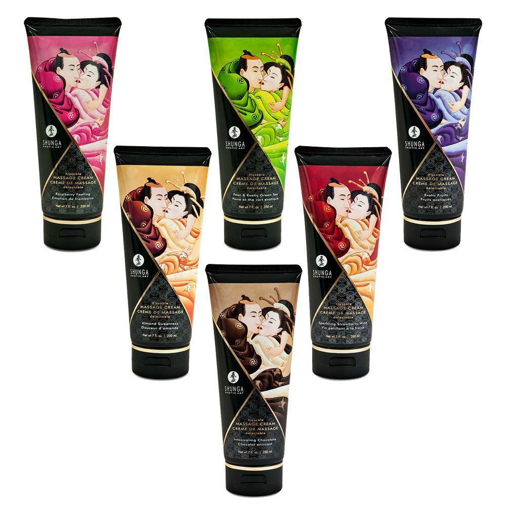 Shunga - Kissable Massage Cream Pear and Exotic Green Tea - 200ml photo-3