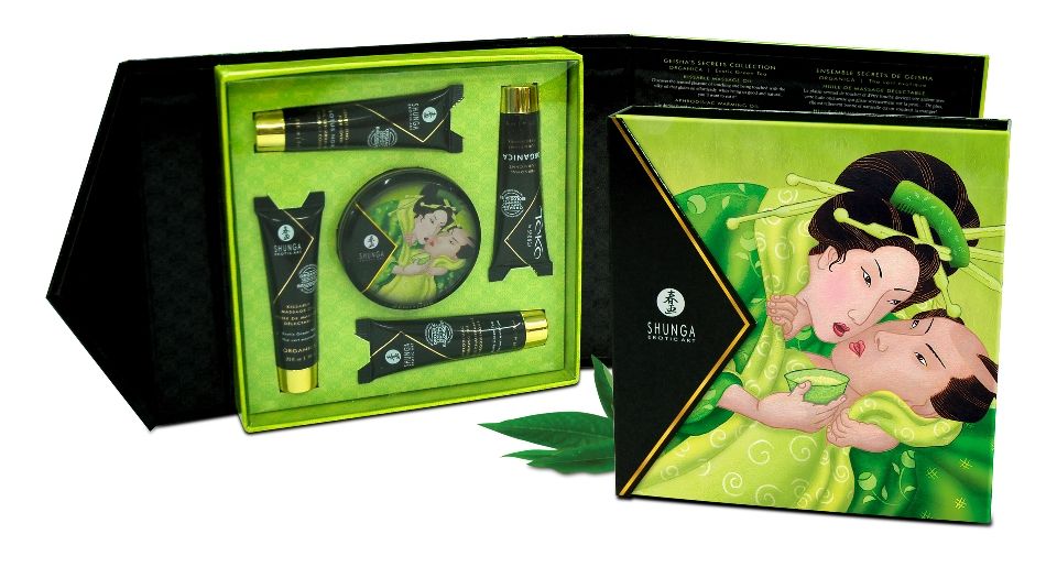 Shunga - Geisha's Secrets Set Green Tea photo-2