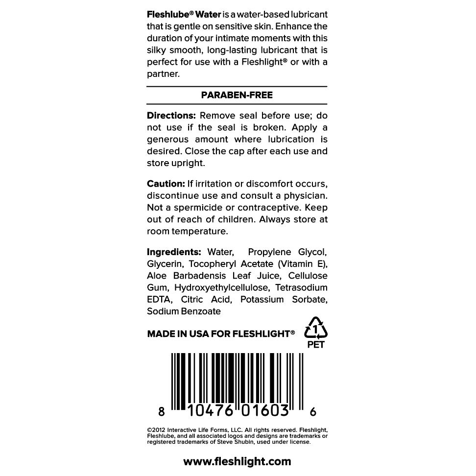 Fleshlight - Fleshlube Water - 250ml photo-6