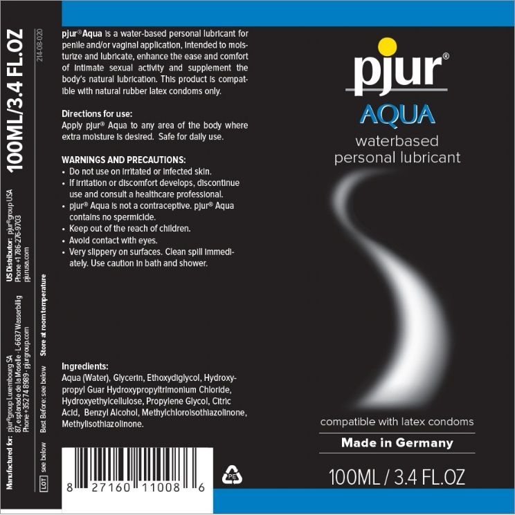 Pjur - Aqua - 100ml photo-3 Pjur - Aqua - 100ml photo-3