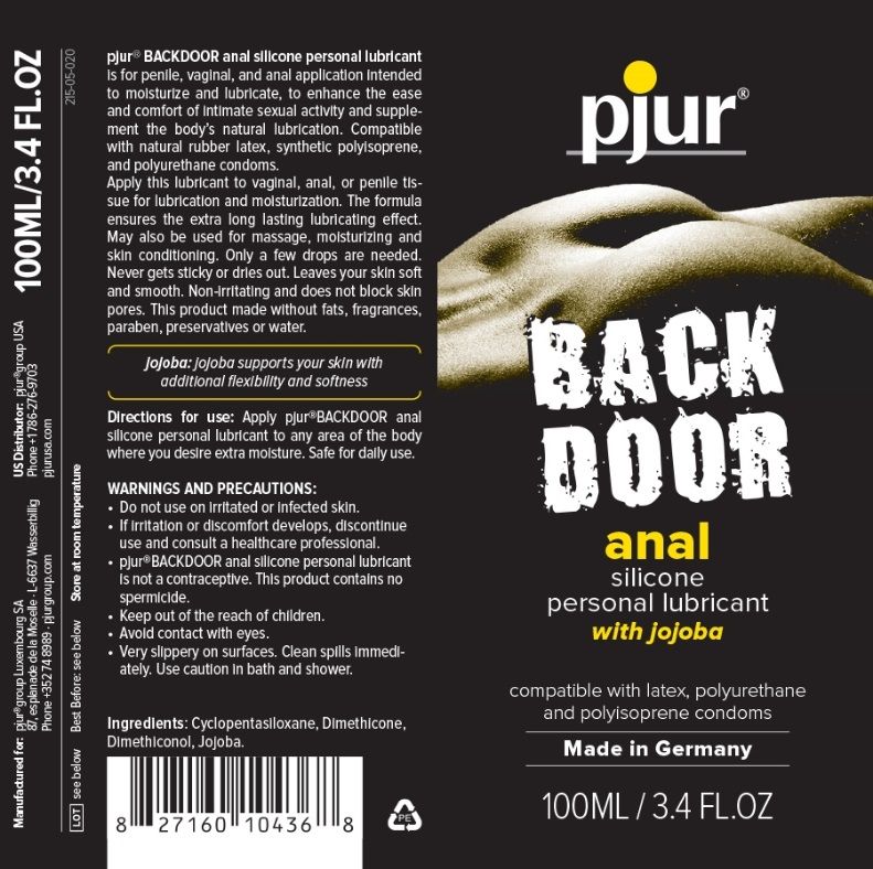 Pjur - Back Door Relaxing Silicone Anal Glide - 100ml photo-3