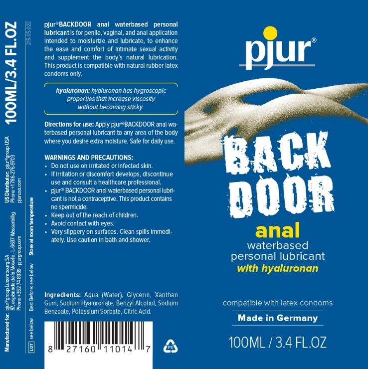 Pjur - Back Door Comfort Water Anal Glide - 100ml photo-3