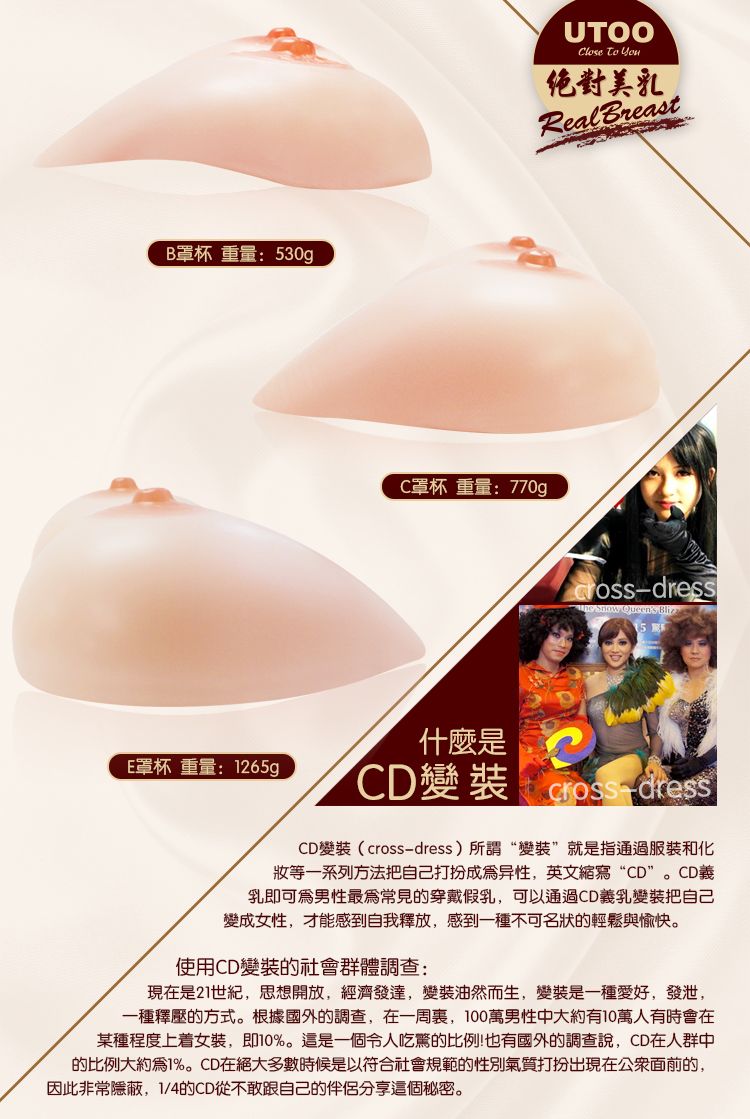 UTOO - Super Real Breast B Cube photo-7