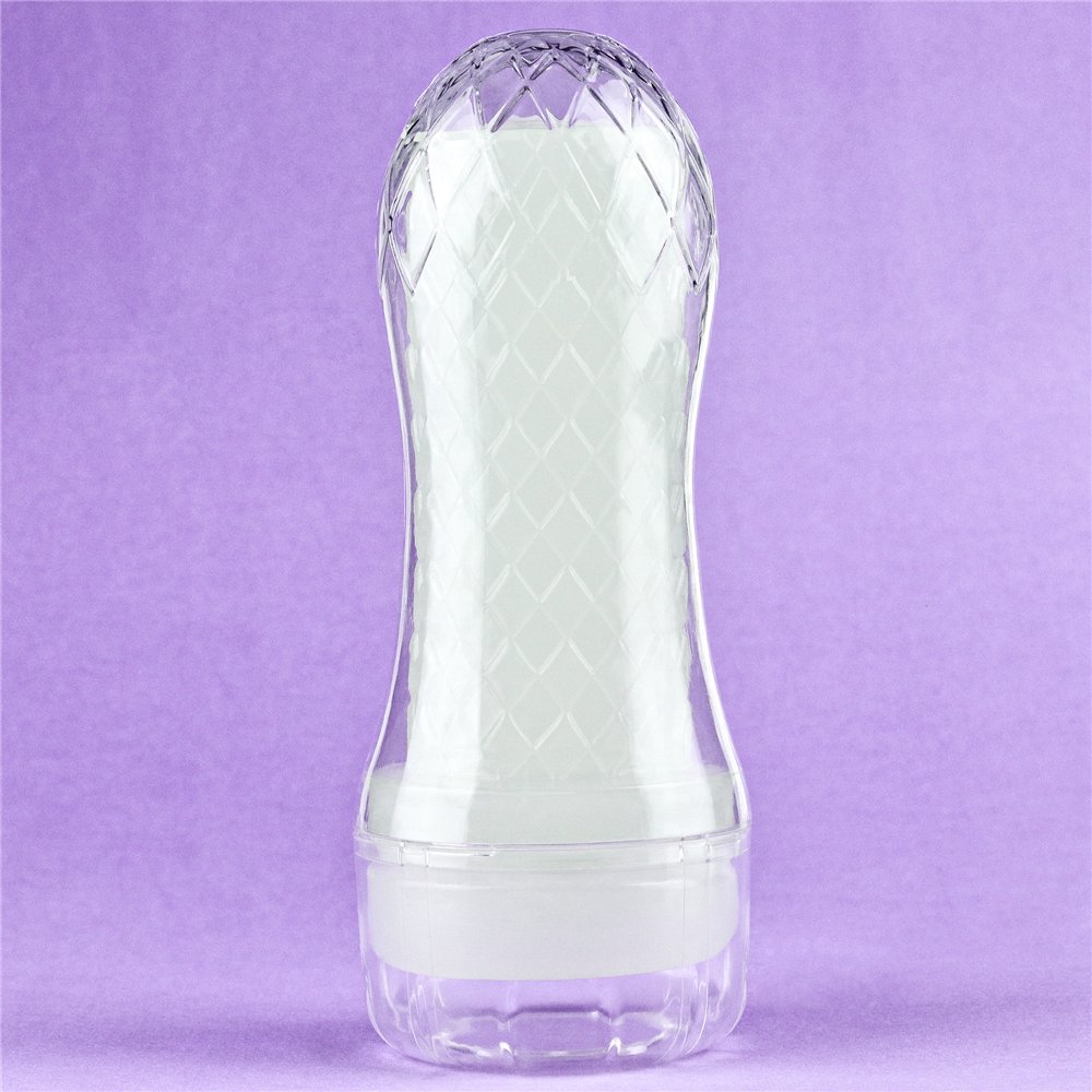 Lovetoy - Lumino Play Ribbed Masturbator - Clear photo-3