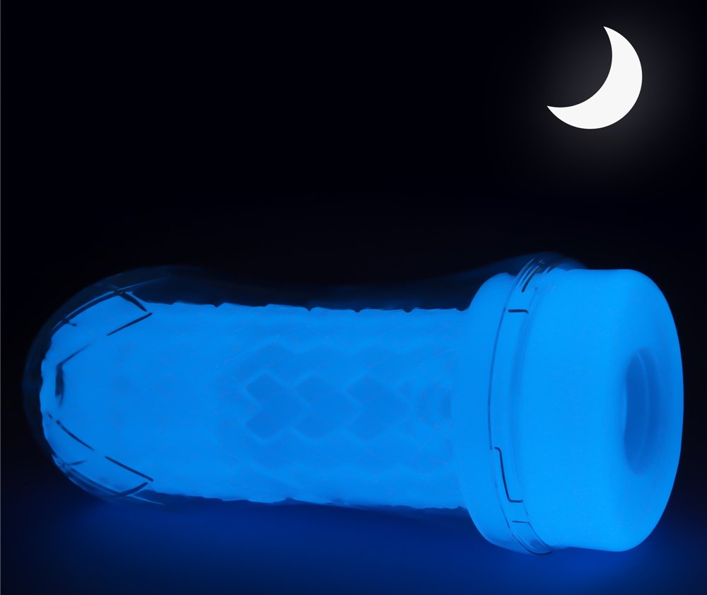 Lovetoy - Lumino Play Ribbed Masturbator - Clear photo-7