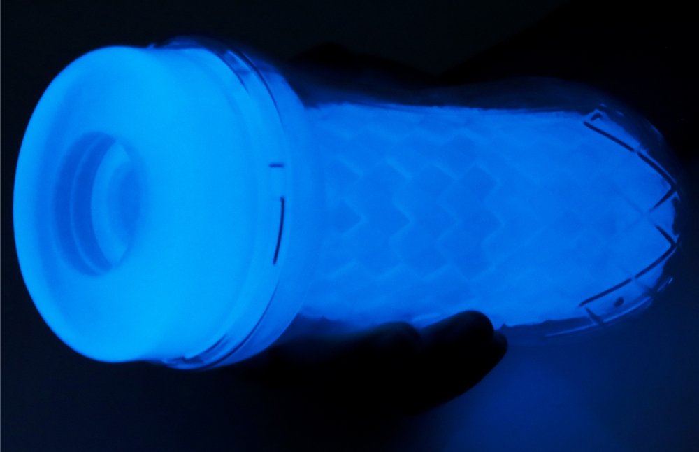 Lovetoy - Lumino Play Ribbed Masturbator - Clear photo-10