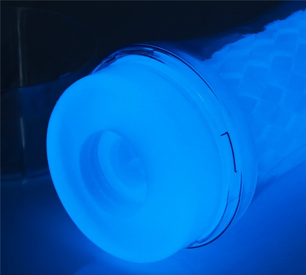 Lovetoy - Lumino Play Ribbed Masturbator - Clear photo-15