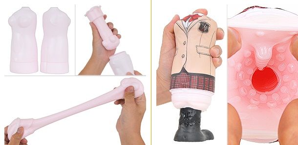 A-One - School Uniform Nude Sailor Cup Masturbator - Brown photo-3