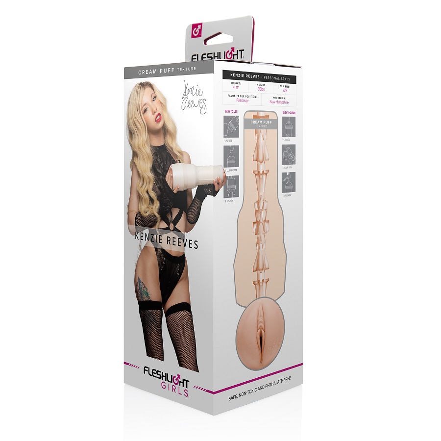 Fleshlight - Kenzie Reeves Cream Puff Masturbator photo-11