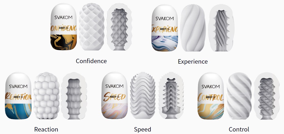 SVAKOM - Hedy X 5 Mixed Textures Set photo-3