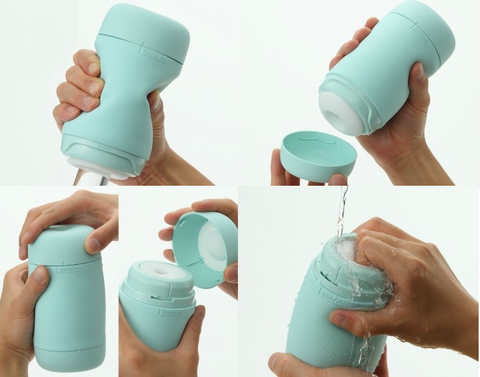 Tenga - Puffy Waves - Latte Brown photo-5