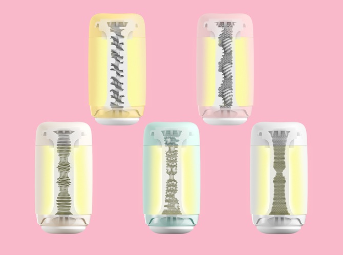 Tenga - Puffy Waves - Latte Brown photo-12