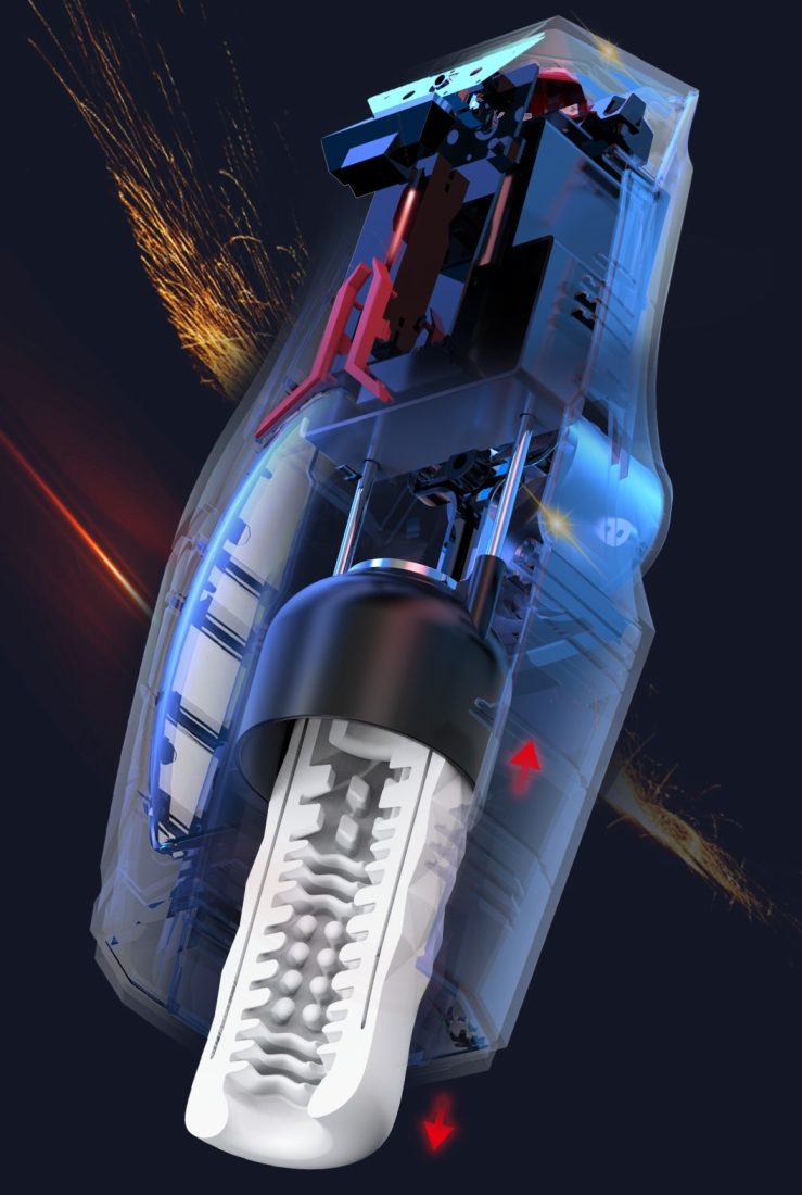 Drywell - Lamborghini Auto Masturbator - Black photo-5