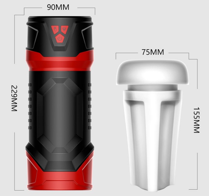 Erocome - Leo Masturbator - Black photo-13