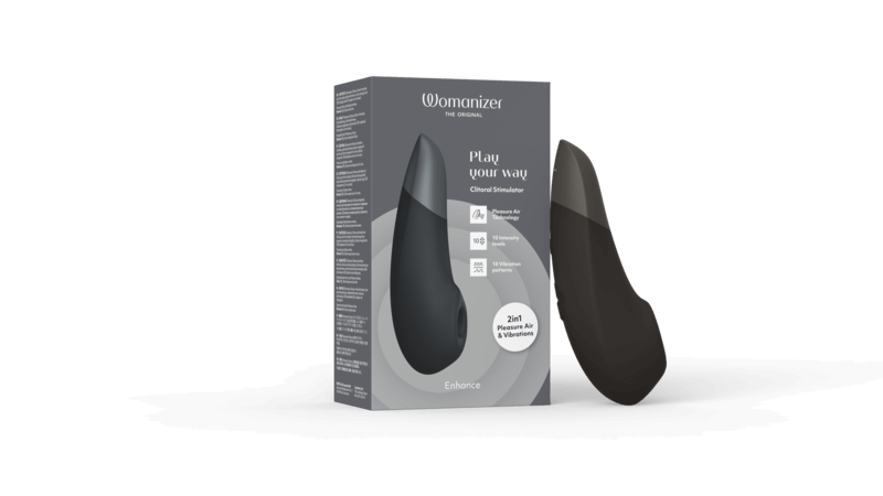 Womanizer - Enhance Pleasure Air & Deep Vibration Clit Stimulator - Black photo-12