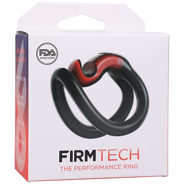 Doc Johnson - Firmtech Performance Cock Ring - Black photo-6