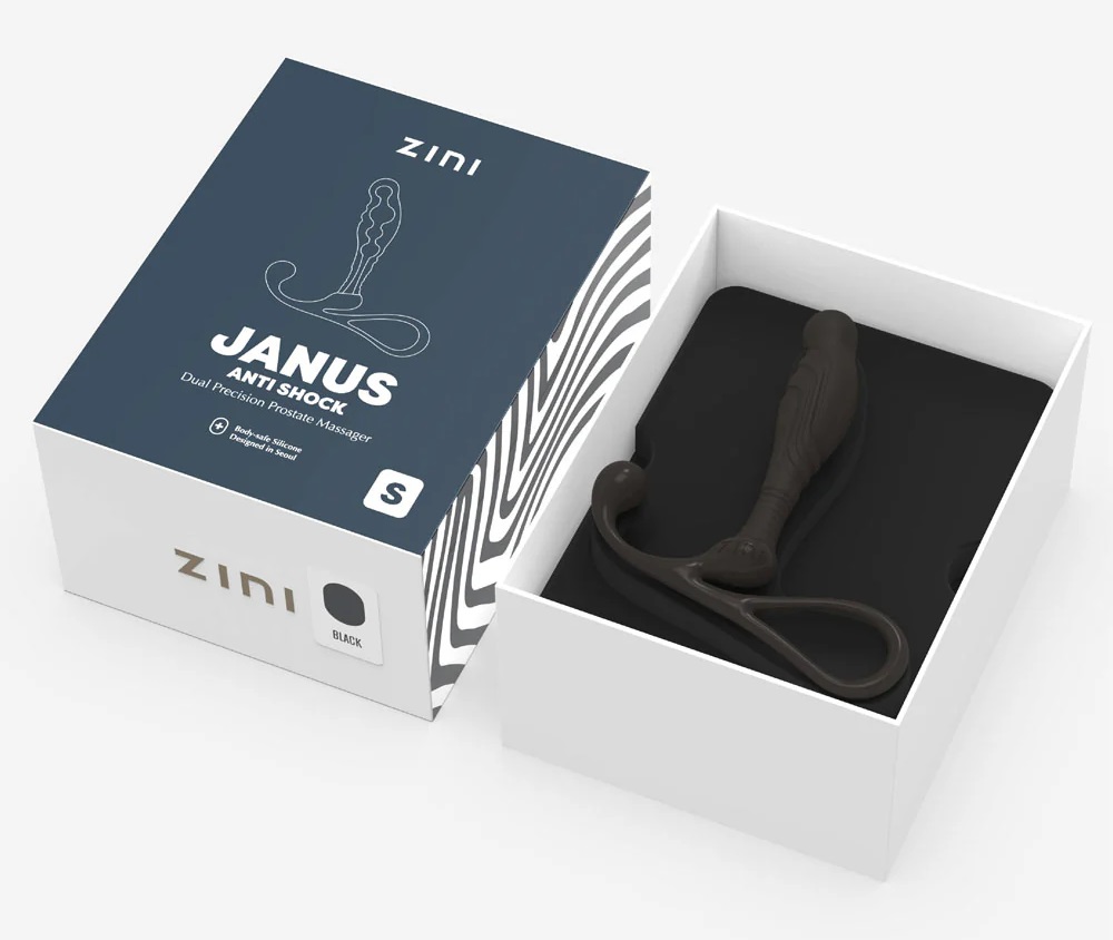Zini - Janus Anti Shock Prostate Massager S - Black photo-3