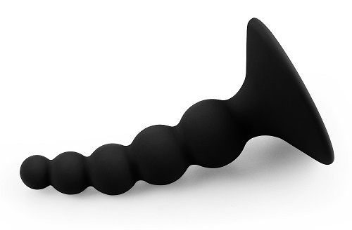 Lovetoy - Lure Me Beaded Anal Plug - Black photo-3