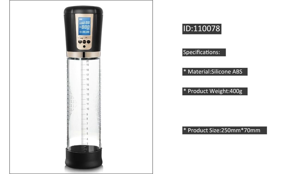 Canwin - Penis Pump Auto/w LCD Display photo-5