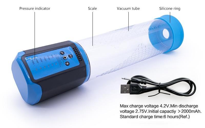 Canwin - Penis Auto Pump - Blue photo-4