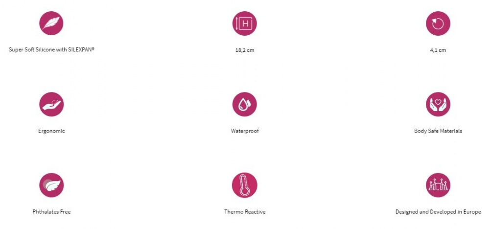 Adrien Lastic - 7'' Silicone Dildo - Purple photo-4