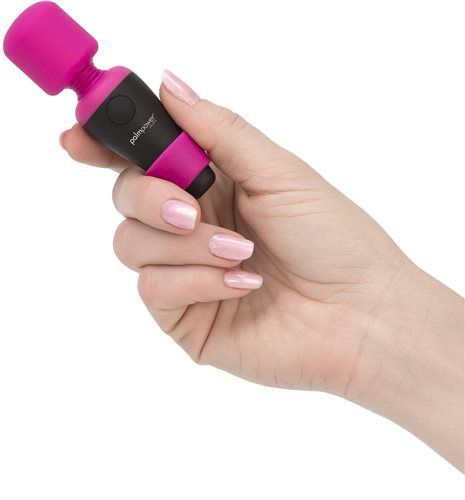 Palmpower - Pocket Massager - Black/Pink photo-2 Palmpower - Pocket Massager - Black/Pink photo-2