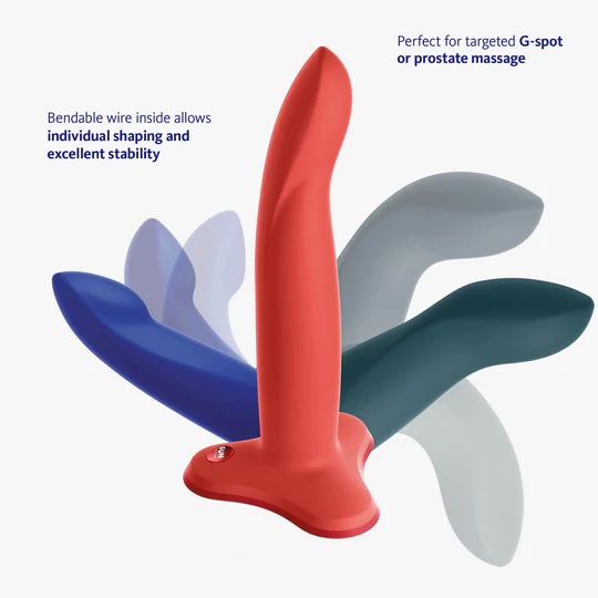 Fun Factory - Limba Flex S Bendable Dildo - Electric Blue photo-3 Fun Factory - Limba Flex S Bendable Dildo - Electric Blue photo-3