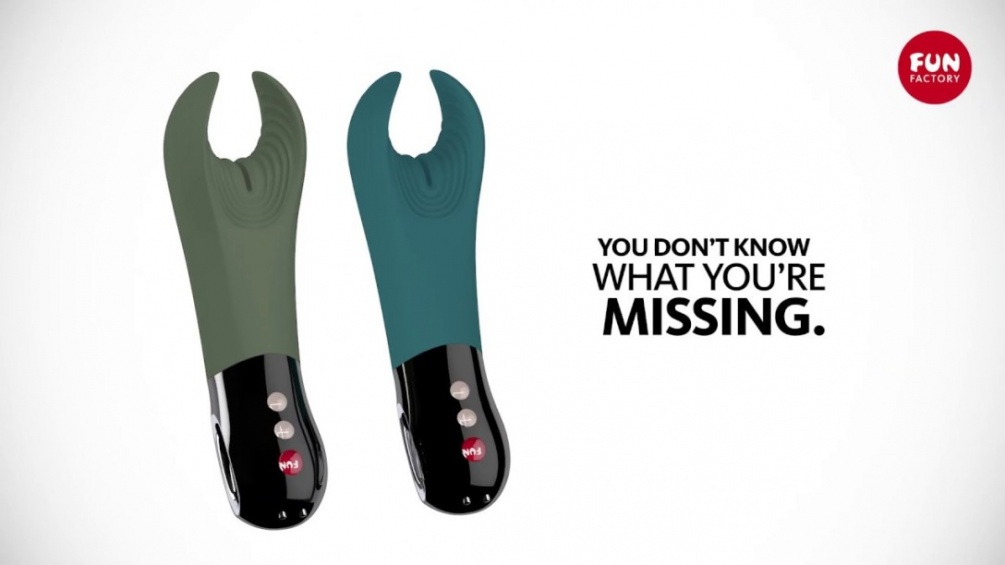 Fun Factory - Manta Vibrating Stroker - Sea Blue/Black photo-11