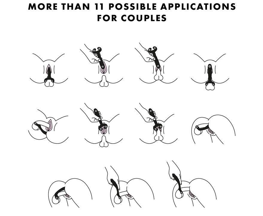 Satisfyer - Endless Fun Multi-Use Vibrator - Black photo-5