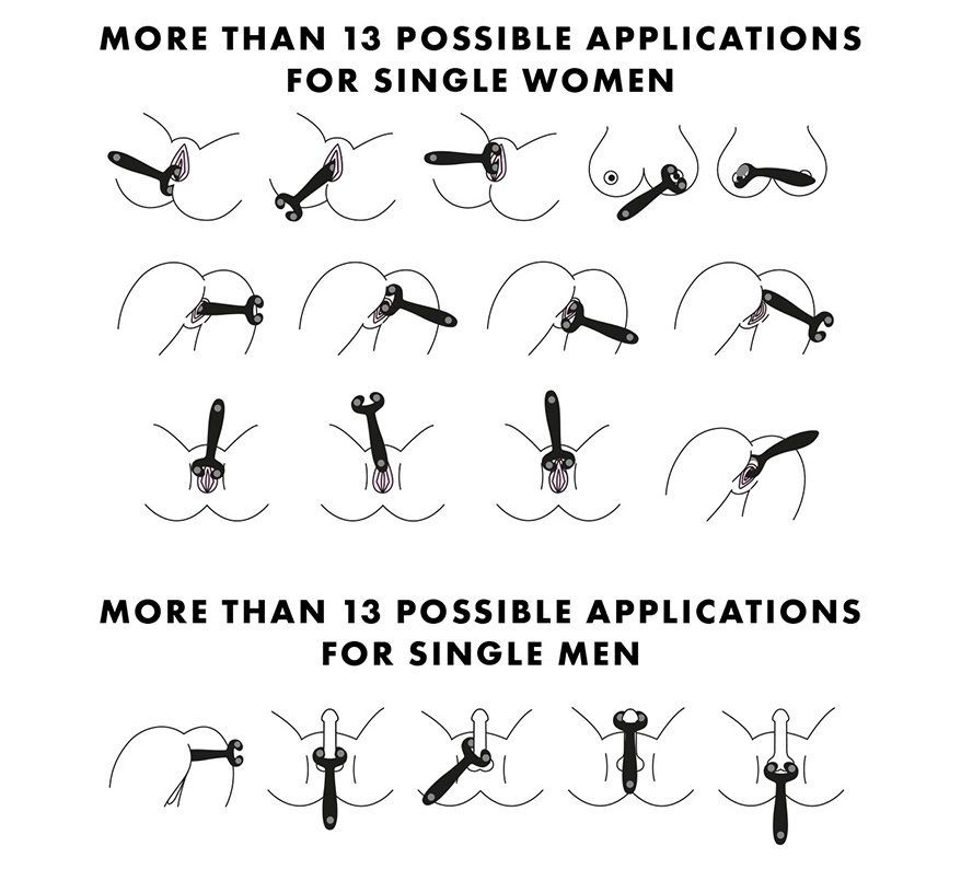 Satisfyer - Endless Fun Multi-Use Vibrator - Black photo-6