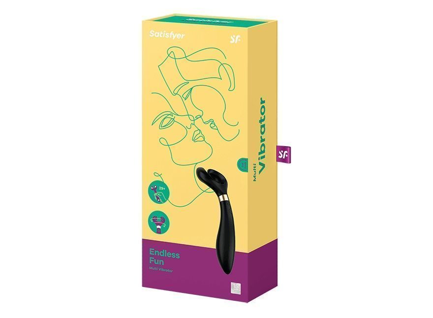 Satisfyer - Endless Fun Multi-Use Vibrator - Black photo-7
